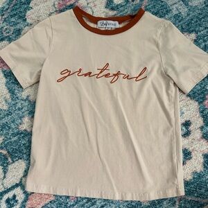 Grateful Kids Beige T-Shirt Size 5T